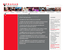 Tablet Screenshot of prasadconsulting.com